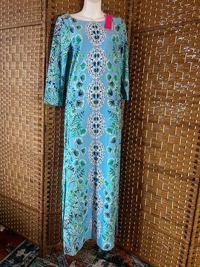 Lilly Pulitzer | Dresses | Nwt Lilly Pulitzer Maxi Dress Xl Noemi Engineer  | Poshmark